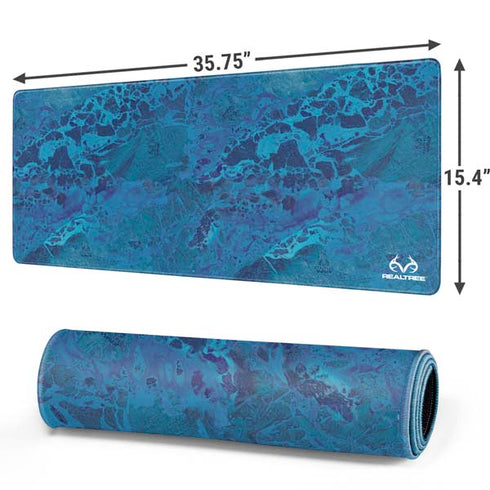 RealTree WAV3 Blue Camo Gaming Mouse Pad